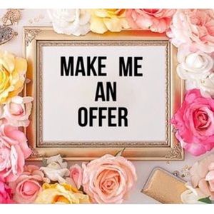 All reasonable offers will be considered!